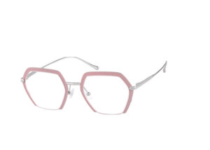 womens stainless steel geometric angular glasses