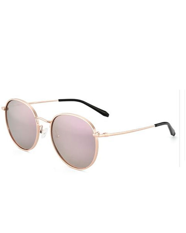 Gucci Black Grey Round Sunglasses - Image 2